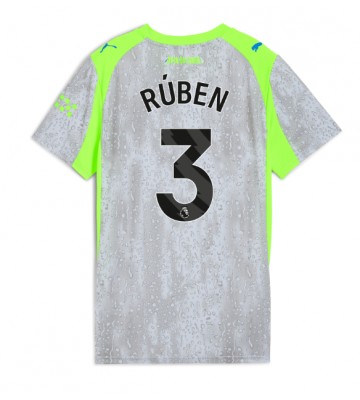 Manchester City Ruben Dias #3 Tredjetröja Dam 2025-26 Kortärmad